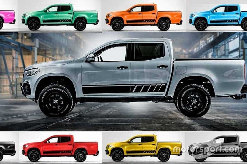 Mercedes-Benz зробив рожевий ліфтований X-Class X²