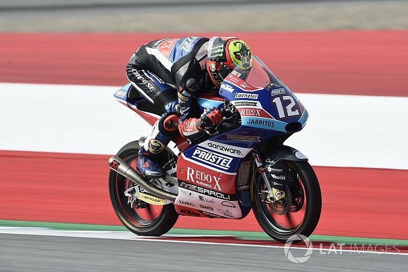 Moto3 Red Bull Ring: Bezzecchi sterk in natte omstandigheden