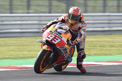 Márquez supera a las Ducati en el warm up de Misano