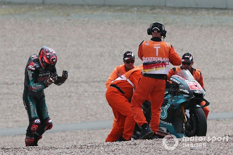 Quartararo: Too much 'hesitation' caused Sachsenring crash