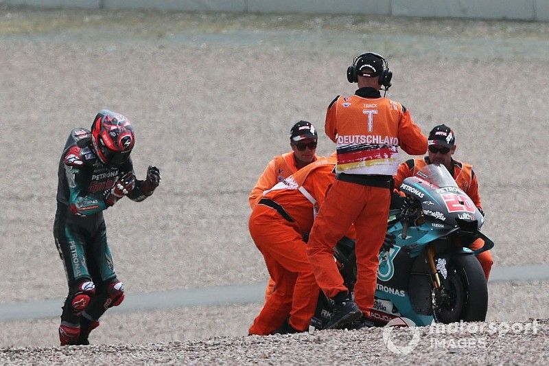 Fabio Quartararo, Petronas Yamaha SRT crash