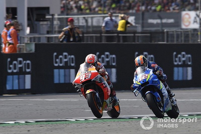 Marc Marquez, Repsol Honda Team, Alex Rins, Team Suzuki MotoGP
