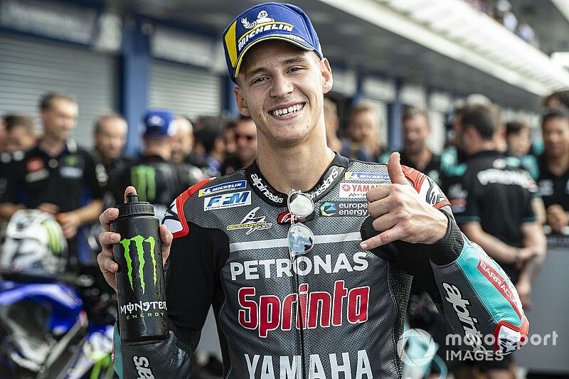 Le poleman Fabio Quartararo, Petronas Yamaha SRT