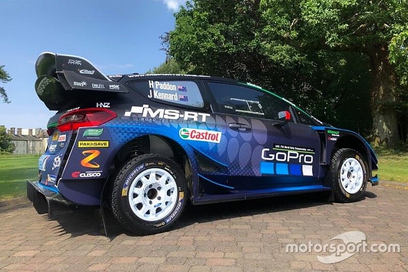 La Ford Fiesta WRC di Hayden Paddon