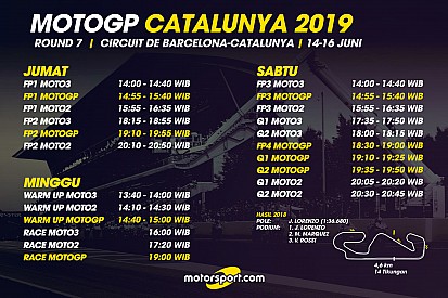Jadwal lengkap MotoGP Catalunya 2019