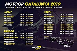 Jadwal lengkap MotoGP Catalunya 2019