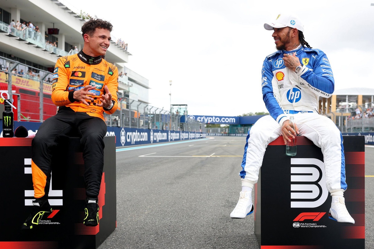 F1 | Norris: "Guardavo Alonso e Hamilton in TV, assurdo correre con loro oggi"