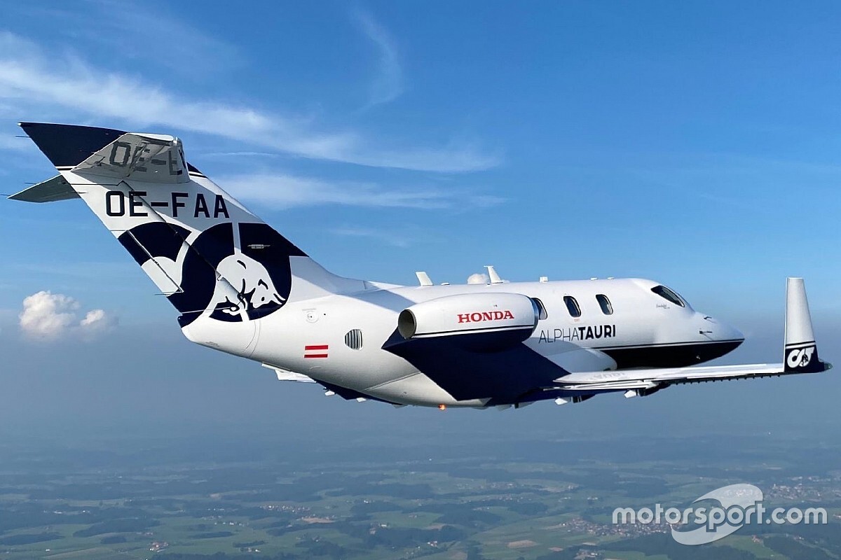 ホンダ、アルファタウリに”翼を授ける”。ホンダジェットをチームに納入、イタリアGPから本格運用