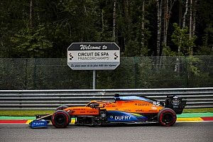 Sainz y McLaren F1, contentos con su rendimiento en Spa