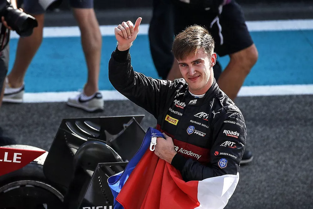 Il campione di Formula 2 Theo Pourchaire, ART Grand Prix