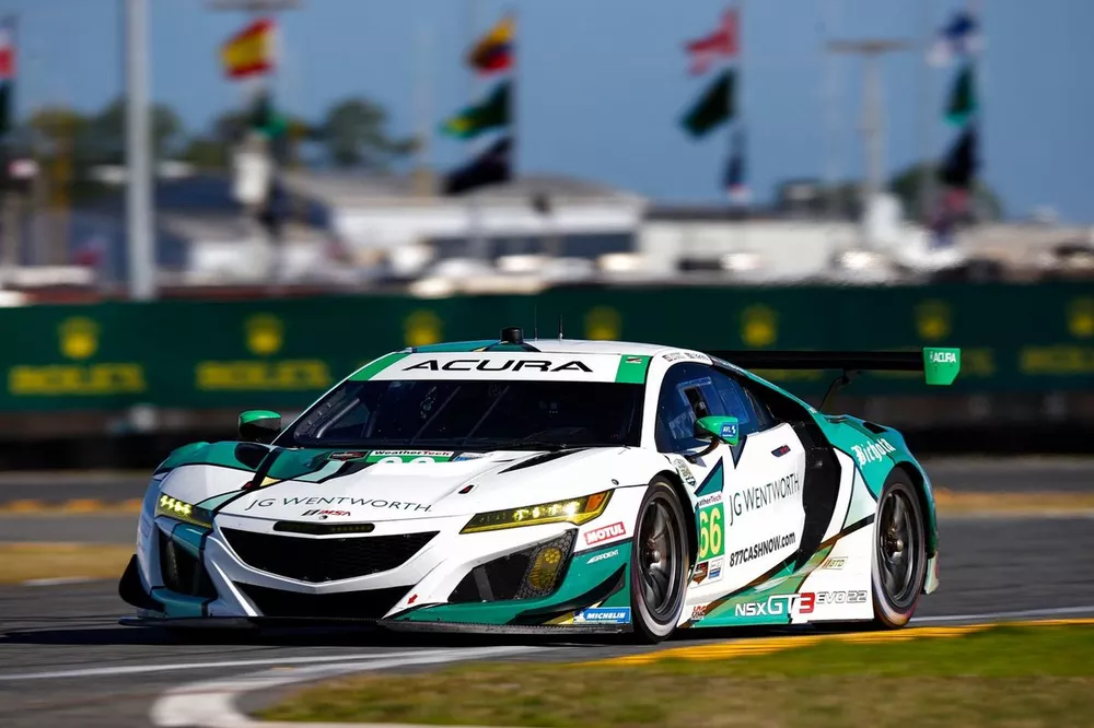 #66 Gradient Racing Acura NSX GT3: Sheena Monk, Katherine Legge, Tatjana Calderon, Stevan McAleer