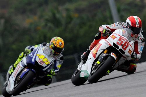 Valentino Rossi: "Simoncelli war quasi der erste Fahrer der Akademie"