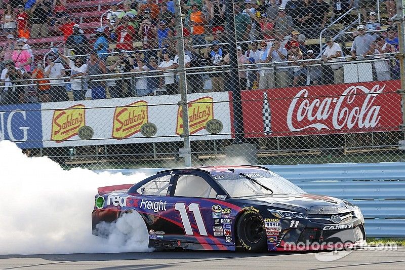 Hamlin survives carnage to win at Watkins Glen