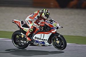 Iannone third, Dovizioso ninth after first day of free practice action at Losail