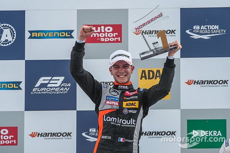 Podium, Anthoine Hubert, Van Amersfoort Racing Dallara F312 - Mercedes-Benz