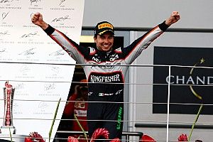 El día que Pérez perdió la primera línea pero acabó en el podio