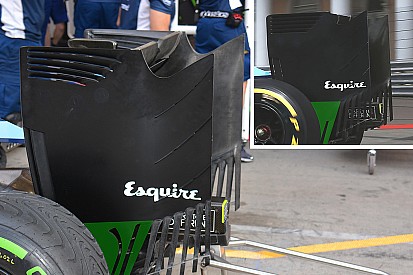 Bite-size tech: Williams FW38 rear wing endplate