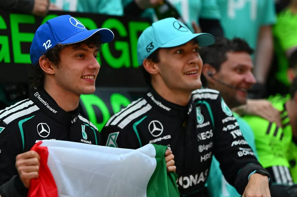 George Russell, Mercedes, Andrea Kimi Antonelli, Mercedes