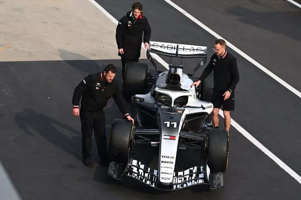 La monoplace de Sergio Perez, Cadillac Racing