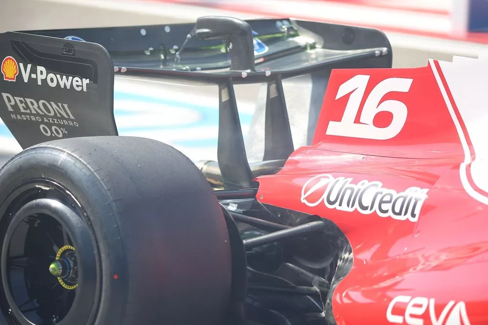 Detalle t&eacute;cnico del Ferrari SF-26
