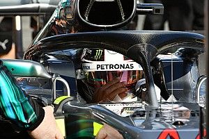 Hamilton : "Presque aucun intérêt" à peindre les casques avec le Halo