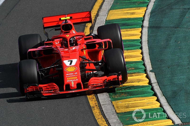 Kimi dice que el halo funcionó como "sombrilla" en Australia
