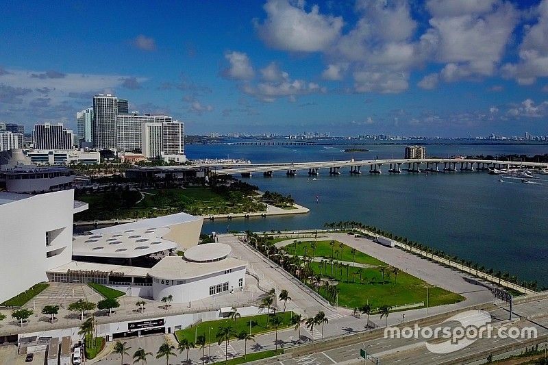 Miami'deki planlanan F1 pistinin genel görünümü