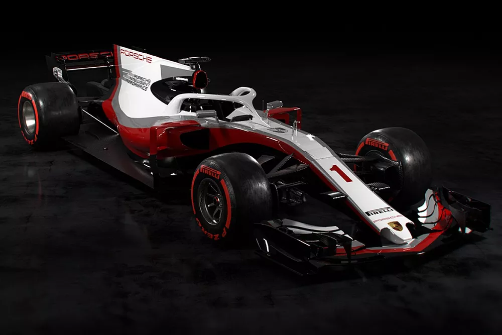 Concept livrea Porsche F1 