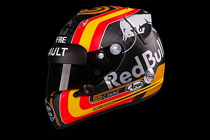 El espectacular casco que Carlos Sainz llevará en Renault