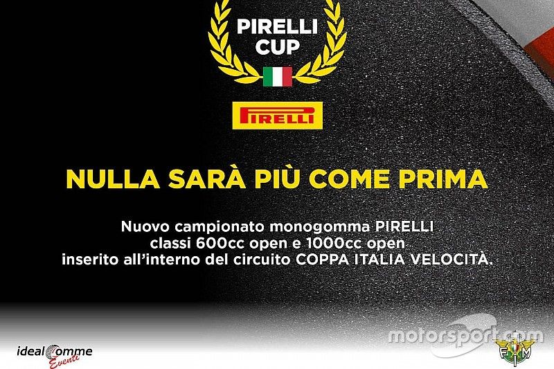 Pirelli Cup, il novo trofeo monogomma della Coppa Italia Velocità