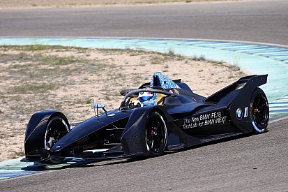 Bruno Spengler tests the new BMW iFE.18 Formula E car