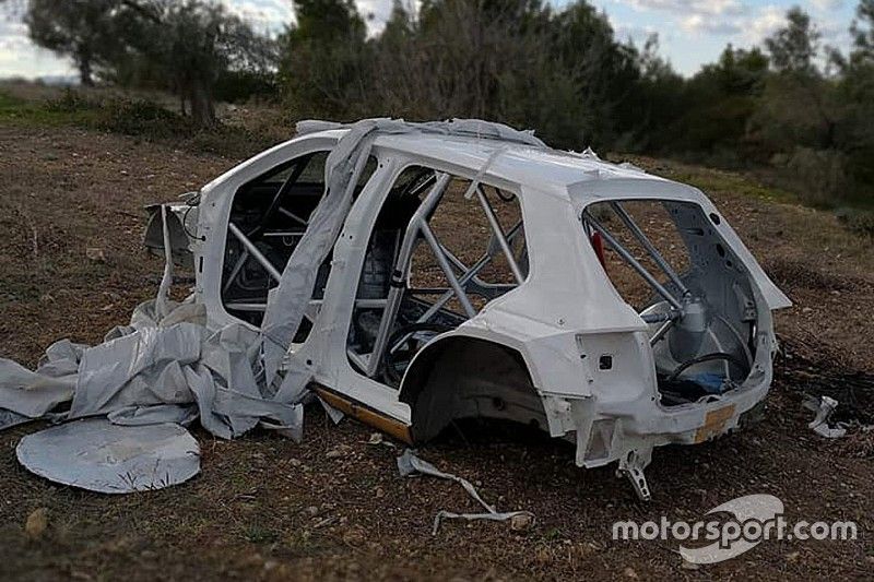 La Skoda Fabia R5 ritrovata in Grecia