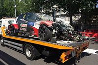 Wagens Huff en Bennani compleet verwoest in Vila Real-crash