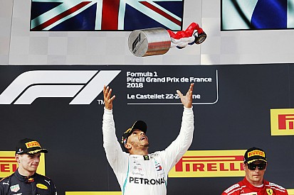 French GP: Hamilton cruises to win as Vettel hits Bottas