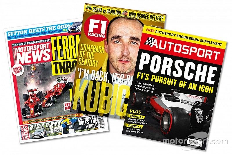 Nuestras revistas: Motorsport News, F1 Racing, Autosport