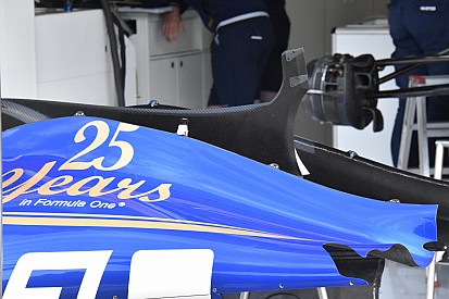 Sauber: la pinna del cofano è più bassa, resta la deriva in coda
