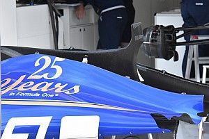 Sauber: la pinna del cofano è più bassa, resta la deriva in coda