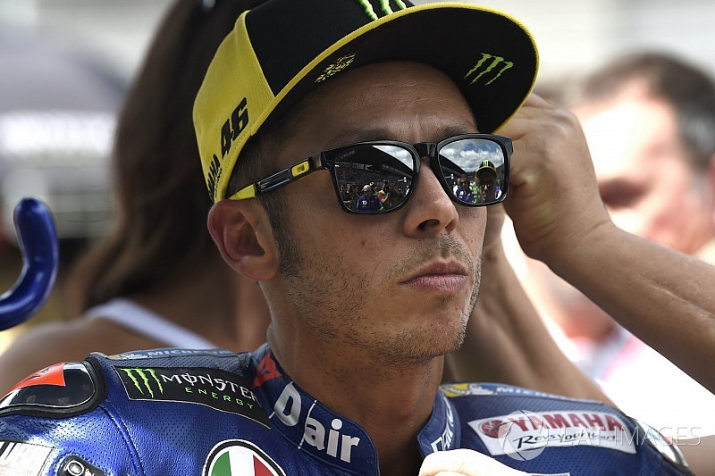 Valentino Rossi blessé à l'entraînement