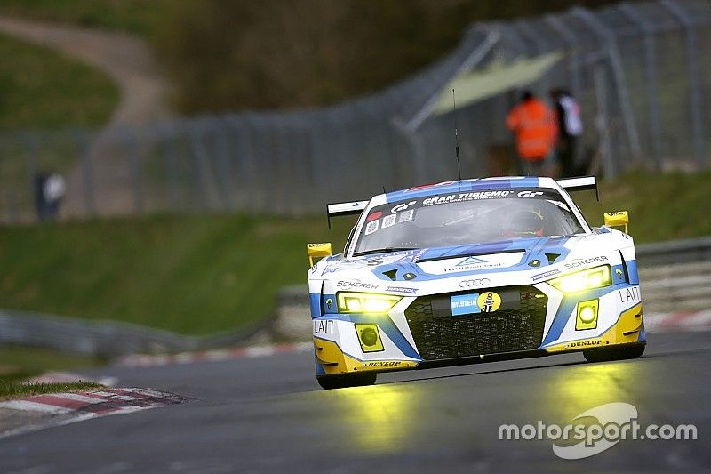 #5 Phoenix Racing, Audi R8 LMS: Frank Stippler, Mike Rockenfeller, Nicolay Møller Madsen, Dennis Bus