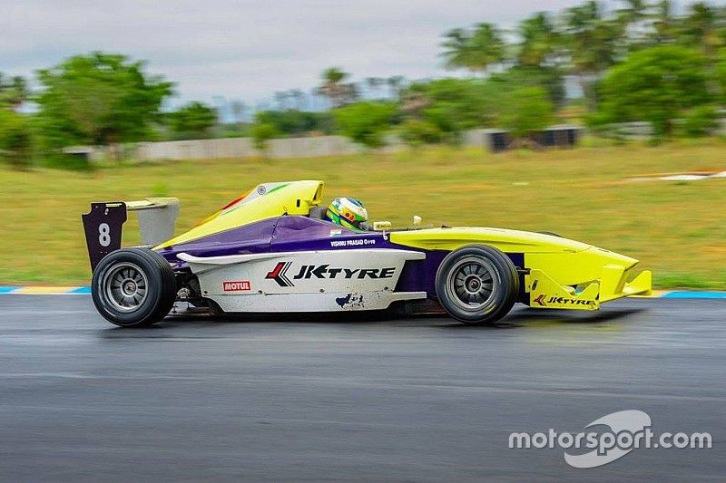 Coimbatore JK Tyre Racing: Prasad finally clinches win in Race 4