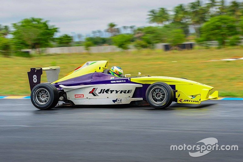 Coimbatore JK Tyre Racing: Prasad finally clinches win in Race 4