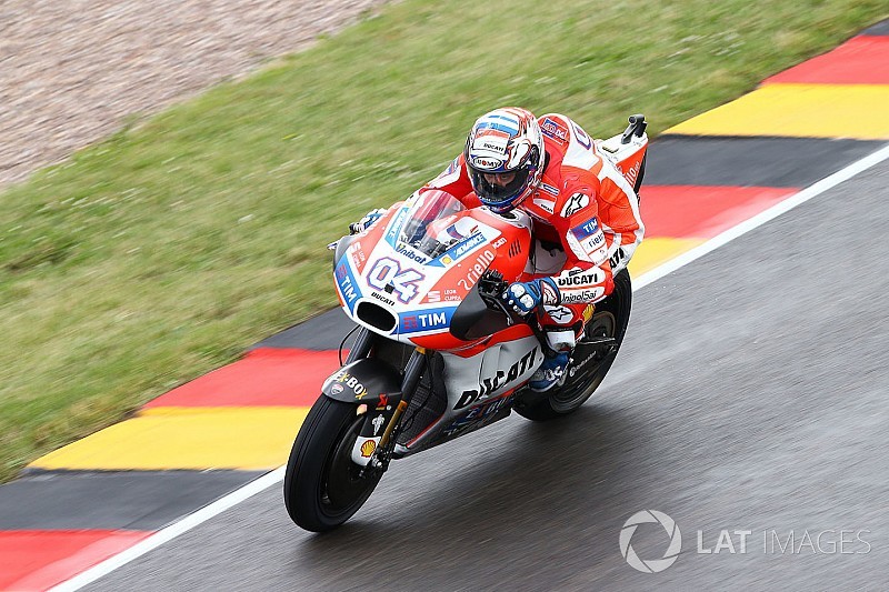 'Dovi' en Lorenzo missen grip met de Ducati op de Sachsenring