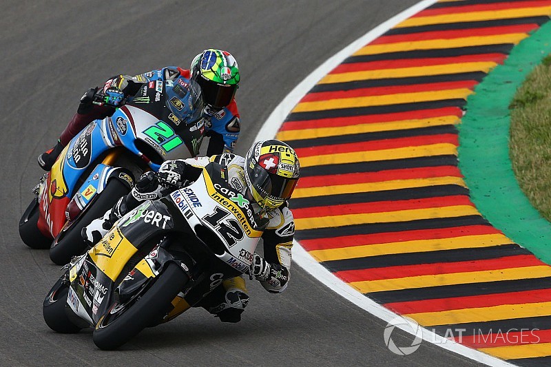 Lüthi : "C'est dommage pour la chute, j'étais plus rapide que Morbidelli !"