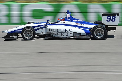Pole de Colton Herta en la Serie Indy Lights