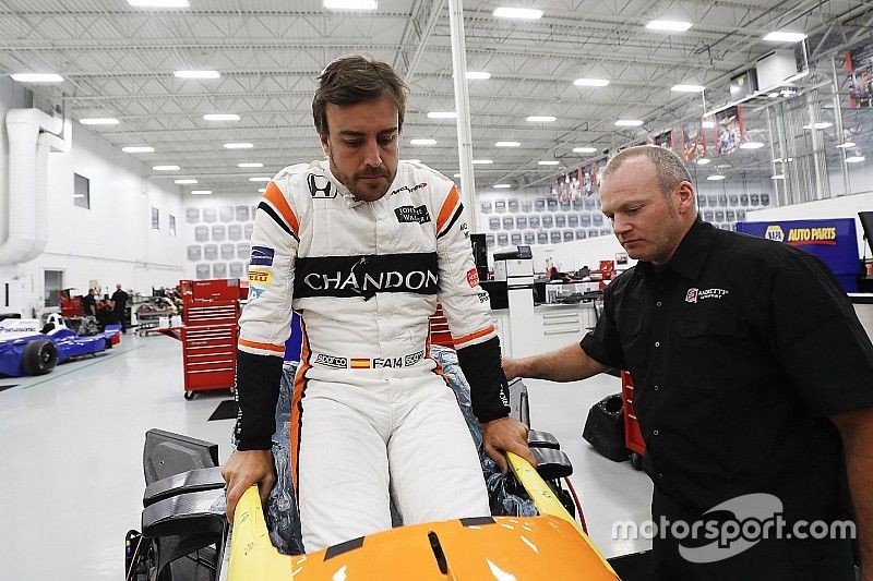 Alonso, listo para el programa de orientación en Indy