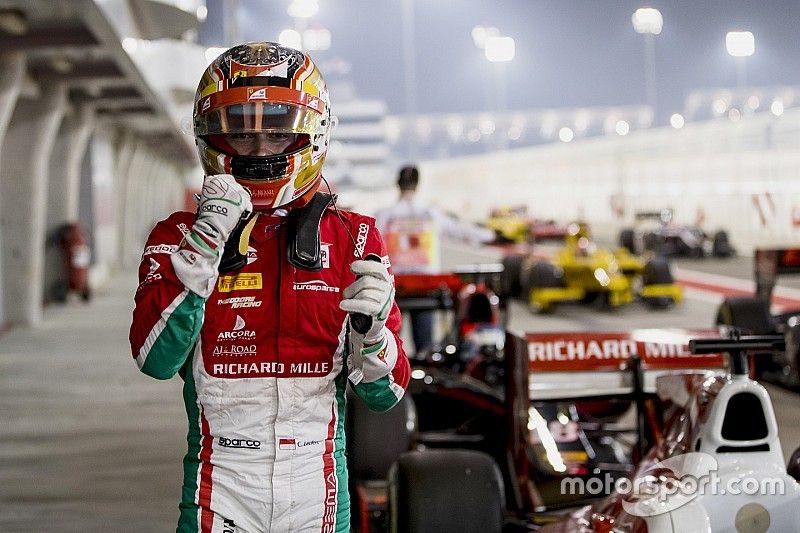 Charles Leclerc, PREMA Racing, auteur de la pole position