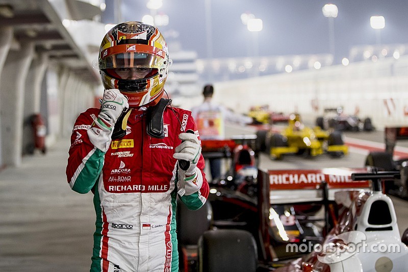 F2 Bahrain: Leclerc rebut pole perdana, Gelael P17