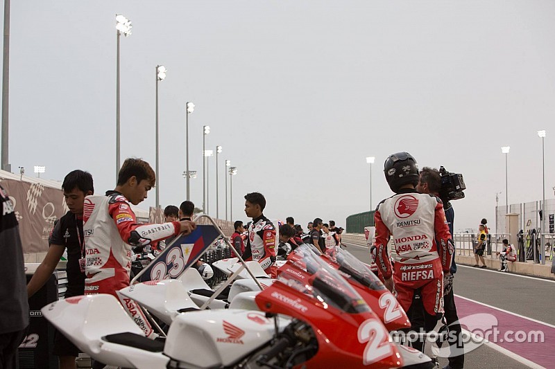 Hujan deras, Race 1 Asia Talent Cup Qatar dibatalkan