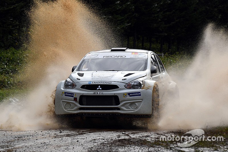 ”R5仕様”の三菱ミラージュ、日本初登場。ラリー北海道で躍動