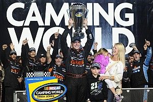 Johnny Sauter is crowned Truck Series champion as Byron wins finale